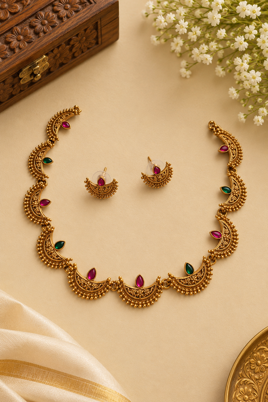 Multi colour neckset