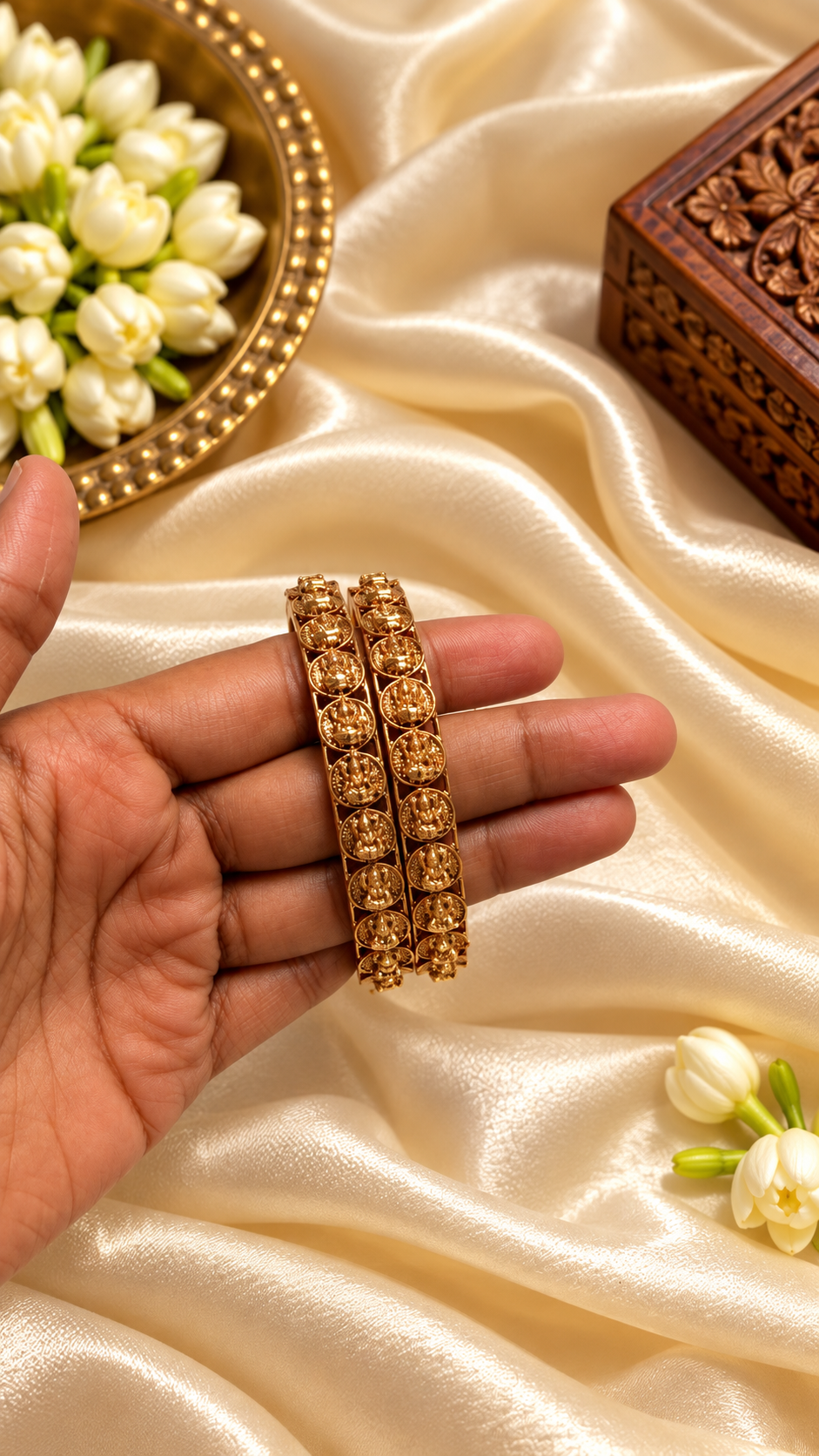 Coin Bangle set of 2