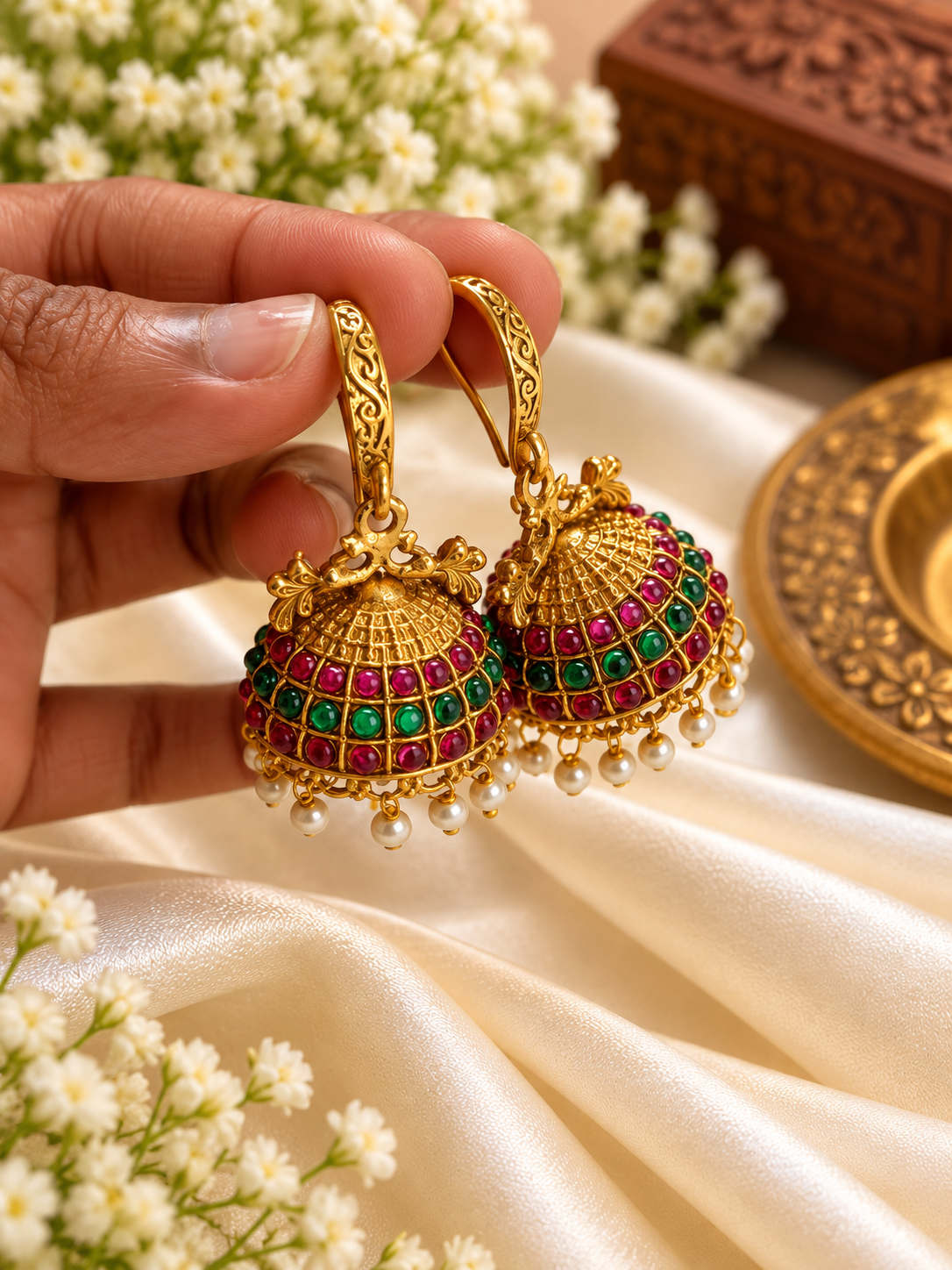 Emerald Ruby Jumka