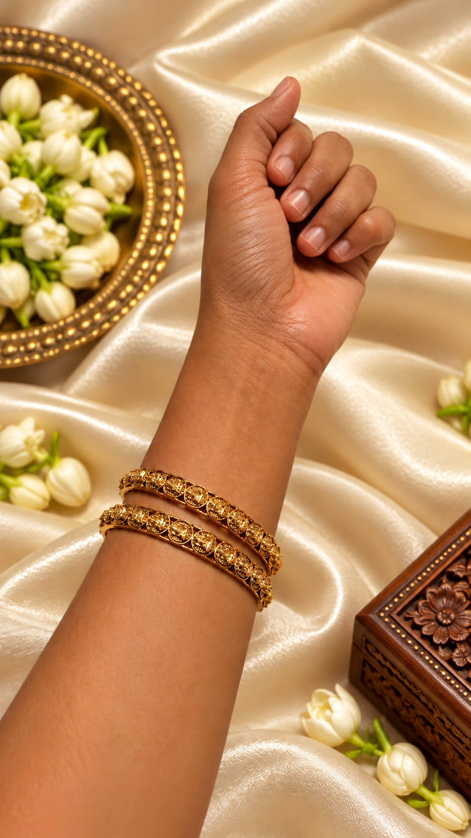 Coin Bangle set of 2