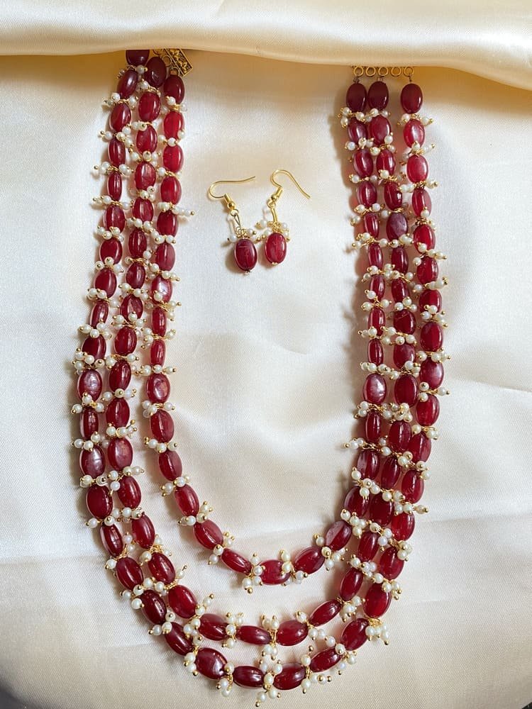 Ruby Pearl Multilayer Set
