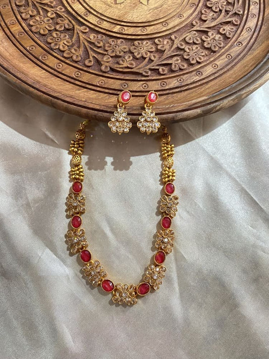 Ruby stone set
