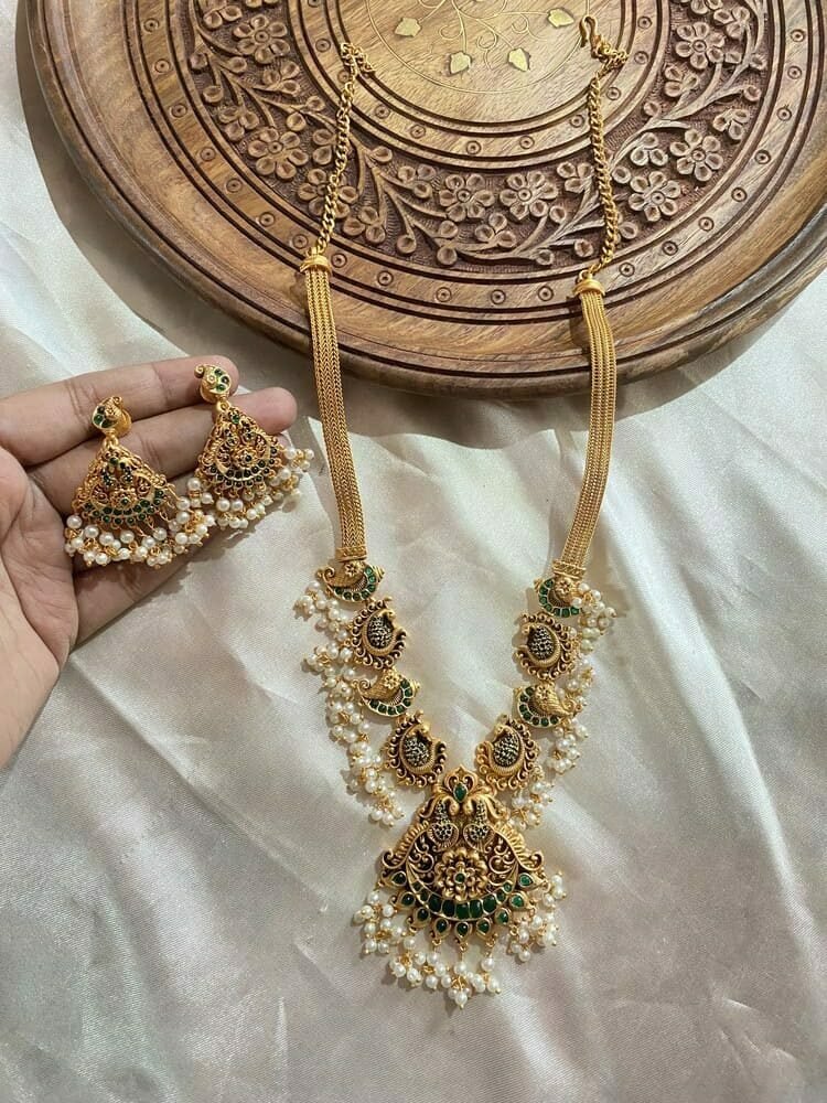 Emerald flower set